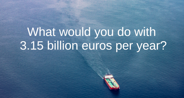 What would you do with 3.15 billion euros per year?